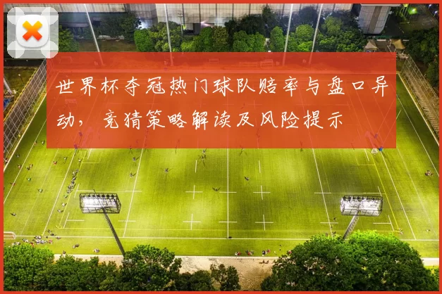 世界杯夺冠热门球队赔率与盘口异动,竞猜策略解读及风险提示